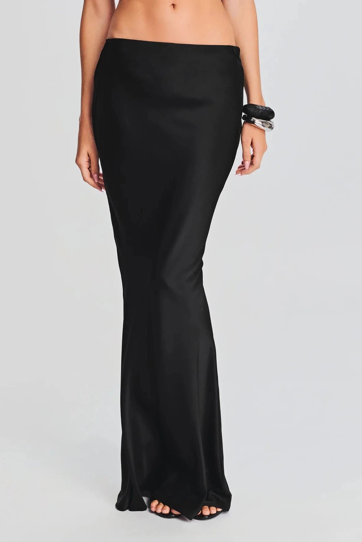 RETROFETE CECILIA SKIRT IN BLACK linen skirt natural