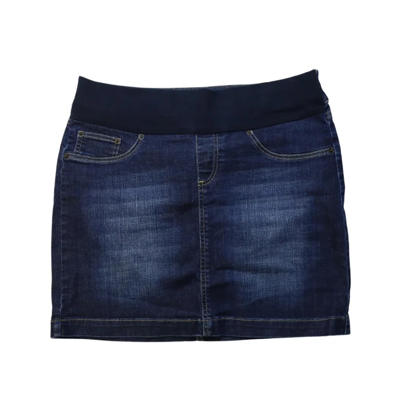 Seraphine Maternity Denim Skirt M (US 8) denim skirt classic