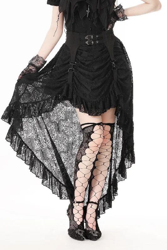 Victorian Gloom Harness Bustle Skirt leather skirt bold